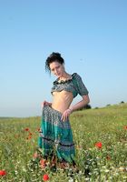 Alyona gets naked outdoors and shows her hairy pussy in the field, Alyona (aly009) ATK Archives: Alyona (Alyona gets naked outdoors and shows her hairy pussy in the field)